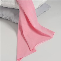 Отрез трикотажный для рукоделия, 50 × 50 см, хлопок 100%, цвет светло-розовый