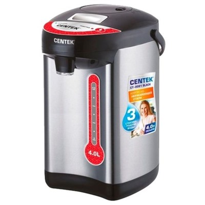 Термопот Centek CT-0081, 750 Вт, 4 л,  черный