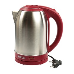 Чайник электрический Kelli KL-1315, 2200 Вт, 2 л, красный