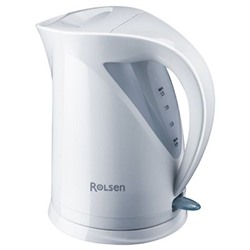 Чайник электрический Rolsen RK-2707M, 2200 Вт, 1.7 л, подсветка, белый