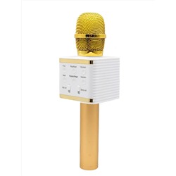 Беспроводной караоке микрофон V7 (золото)