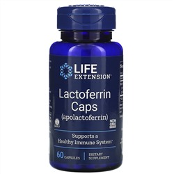 Life Extension, Лактоферрин в капсулах, 60 капсул