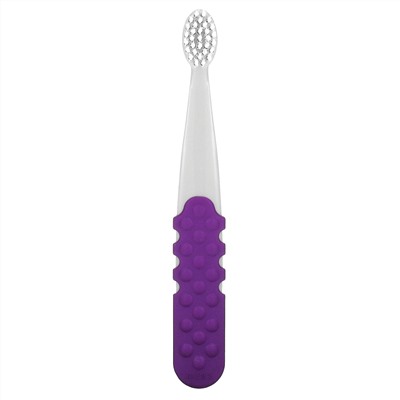 RADIUS, Totz Plus Brush, 3 Years +, Extra Soft, Gray Purple, 1 Toothbrush
