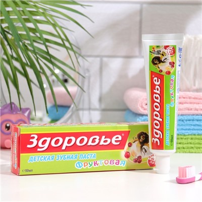 Зубная паста профилактическая детская "Фруктовая", с 3 лет, 50 мл