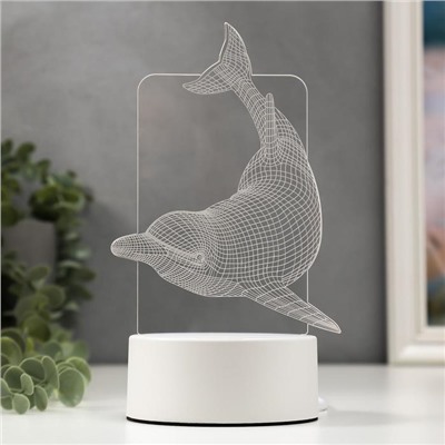 Светильник "Большой дельфин" LED RGB от сети