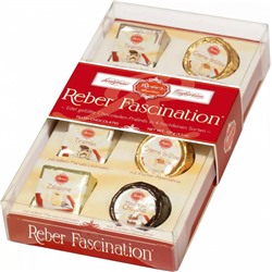REBER Fascination Конфеты шоколадные Ассортив подар. упаковке 120гр 1*8 (Германия)  арт. 818679