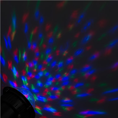 Световой прибор «Хрустальный шар», IP65, пульт ДУ, свечение RGB, 12 В