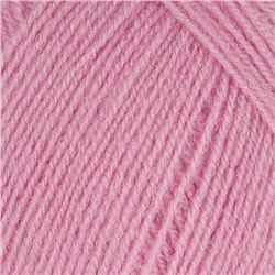 Пряжа "Lanagold 800" 49% шерсть, 51% акрил 730м/100гр (98 розовый)