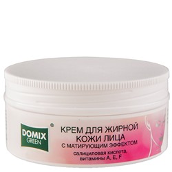 Крем для жирной кожи лица с матирующим эффектом Domix Green 75 мл