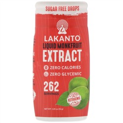 Lakanto, Liquid Monk Fruit Extrack Drops, 1.85 oz (52 g)