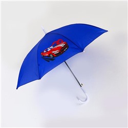 Зонт детский полуавтоматический «Красная машина» d=90 см