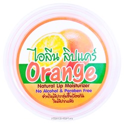Увлажняющий бальзам для губ с ароматом апельсина Ilene, Таиланд, 10 г