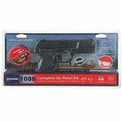 Пистолет пневматический Crosman 1088 BG Kit (пули+очки), кал.4,5 мм, 1088BAK, шт