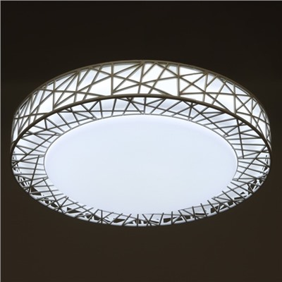 Светильник "Птичье гнездо" LED 36Вт 3000-6000К белый d.35 см