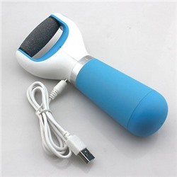 Пилка роликовая с USB кабелем голубая