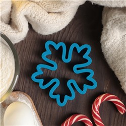 Форма для вырезания печенья «Снежинка», 9 см, цвет МИКС