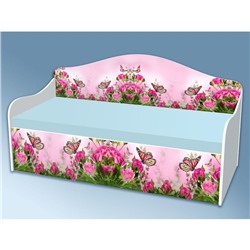 Диван-кровать «Бабочка в розах»