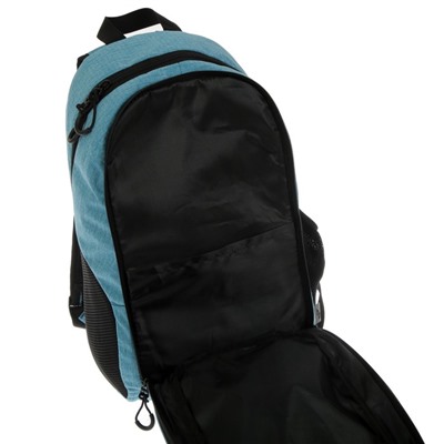 Рюкзак молодёжный, Luris «Тейди», 44 х 28 х 18 см, эргономичная спинка, голубой