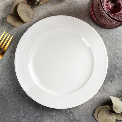 Тарелка десертная, d=18 см, цвет белый