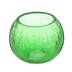 Подсвечник стекло "Магия" зелёный МИКС 10х11х11 см