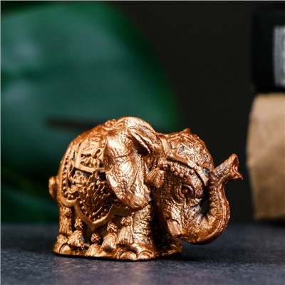 Фигура "Индийский слоненок" золото, 4см