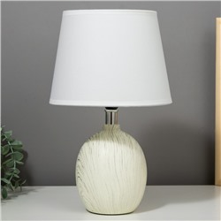 Лампа настольная 21196/1 E14 40Вт белый-серый 20х20х35 см