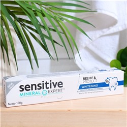 Зубная паста Sensitive Whitening, Минерал Эксперт от Пепсодент, 100 г