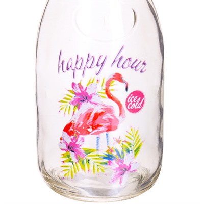 27816-1 Бутылка стеклянная 0,500 л Happy Hour LR (х24)