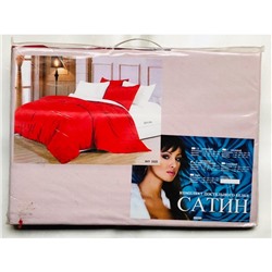 Комплект постельного белья Сатин 5D 2-спальный с евро простыней (XHY D020)