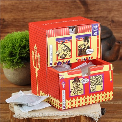Набор чая в пакетиках Те Гуань Инь, Да Хун Пао "Время пить чай", 40 шт