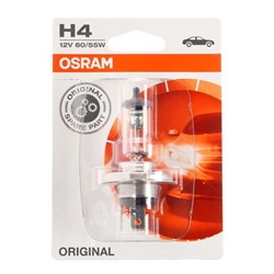 Лампа автомобильная Osram, H4, 12 В, 60/55 Вт, 64193-01B