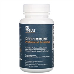 Dr. Tobias, Deep Immune, Probiotics & Prebiotics, 60 Delayed Release Capsules