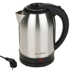 Чайник электрический GELBERK GL-335, 2000 Вт, 2 л, серебристый