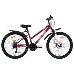 Велосипед 26" Progress Ingrid Pro RUS, цвет бордовый, размер рамы 17"
