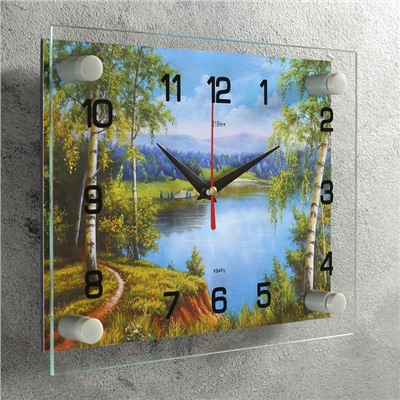 Часы настенные, серия: Природа, "Природа", 20х26  см, микс