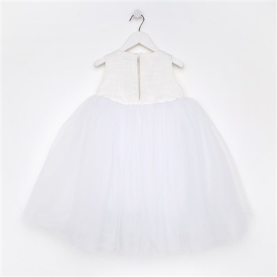 Платье для девочки MINAKU: PartyDress цвет белый, рост 116