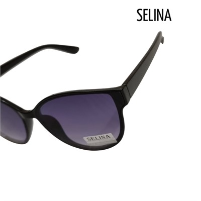 Солнцезащитные женские очки  SELINA чёрные