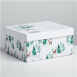 Складная коробка «Лесная сказка», 31,2 × 25,6 × 16,1 см