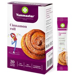 Заменитель сахара Булочка с корицей Yummaster (20 стиков в уп. по 2 гр.)
