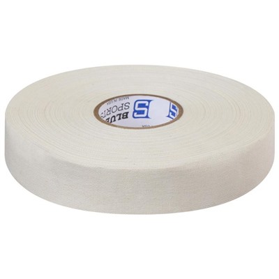 Лента хоккейная Blue Sport Tape Coton White, длина 47 м, ширина 24 мм, белая