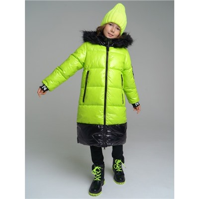 Зимнее пальто для девочки, рост 128 см