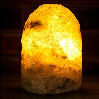 Соляная лампа "Феерия Гора большая", цельный кристалл, 20 см, 4-5 кг