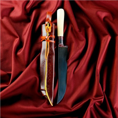 Нож Пчак Шархон - кость сухма (гарда гравировка) 15-17 см