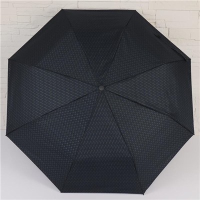 Зонт полуавтоматический «Солидность», 3 сложения, 8 спиц, R = 50 см, цвет МИКС