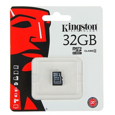 Карта памяти microSDHC Kingston 32GB class4