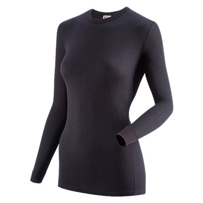 Комплект женского термобелья Guahoo: рубашка + лосины (21-0401 S-BK / 21-0401 P-BK)