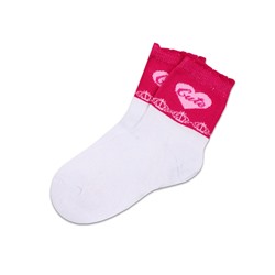 Носки для девочки белые 39631-ПЧ18