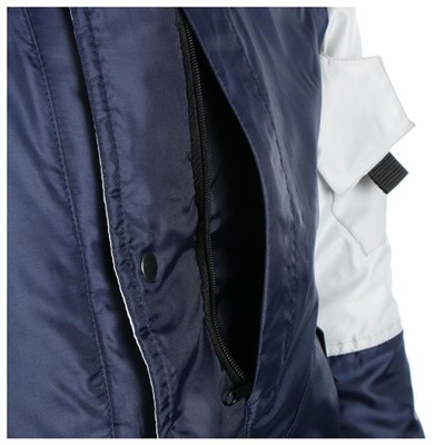 Костюм утеплённый «Стим» КОС634, куртка+п/к, цвет тёмно-синий/серый, размер 56-58/170-176