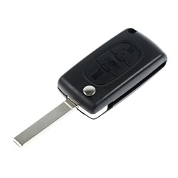 Корпус  ключа, откидной, Peugeot / Citroen