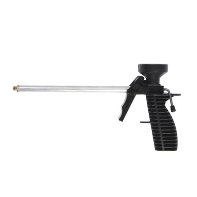 Пистолет для монтажной пены ЛОМ, пластиковый корпус, алюминиевая трубка
